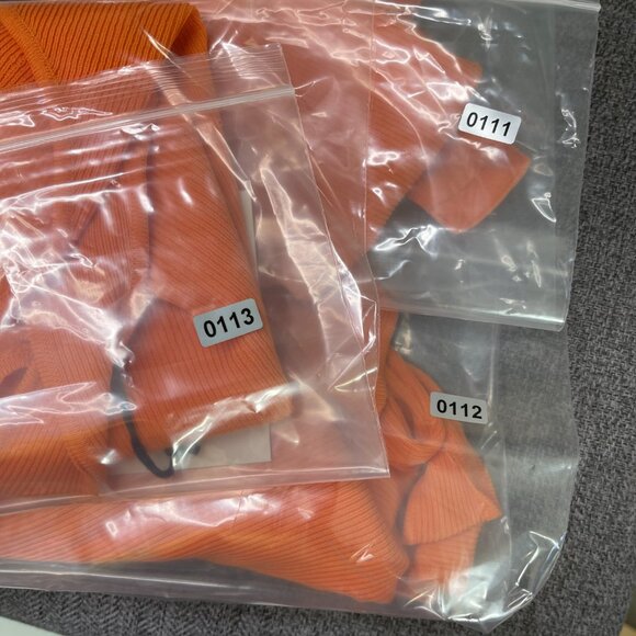 NWT Deluxe Taurus Women's Orange Scoop Neck Bodysuit 3 Size XS/XS/L - Picture 7 of 7